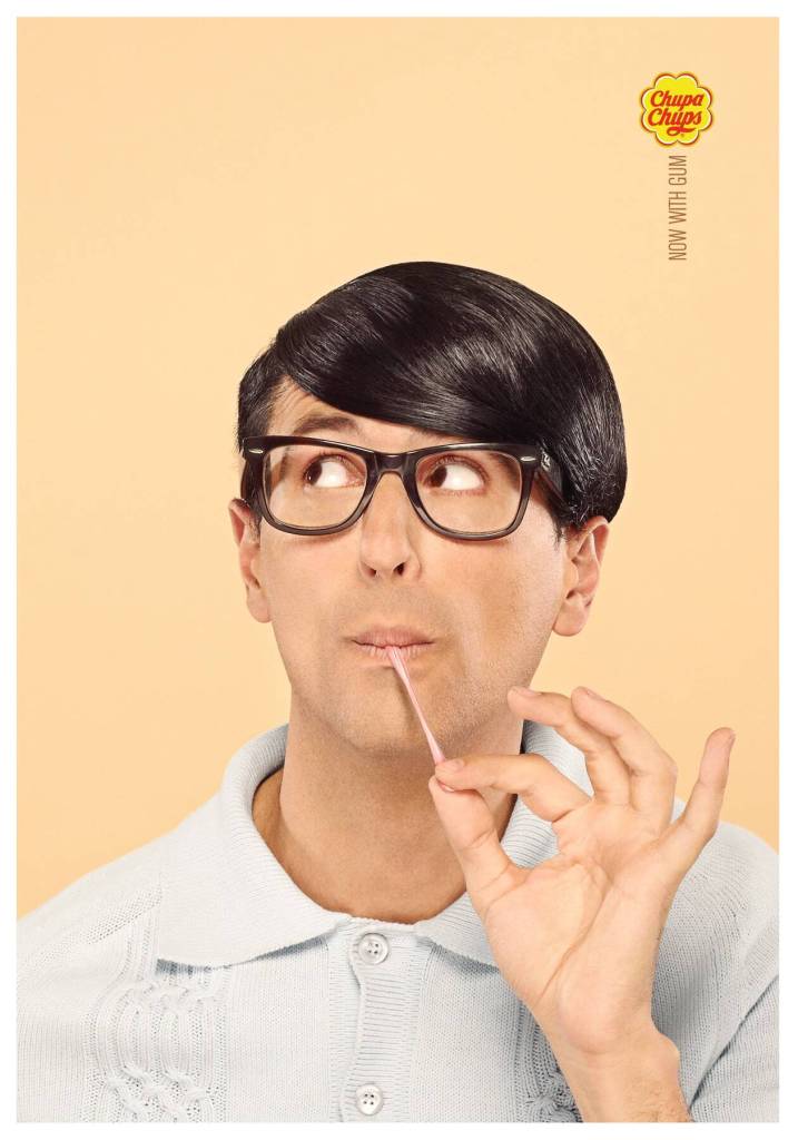 Publicité Chupa Chups - Gum - Homme - TBWA Barcelone - 2012