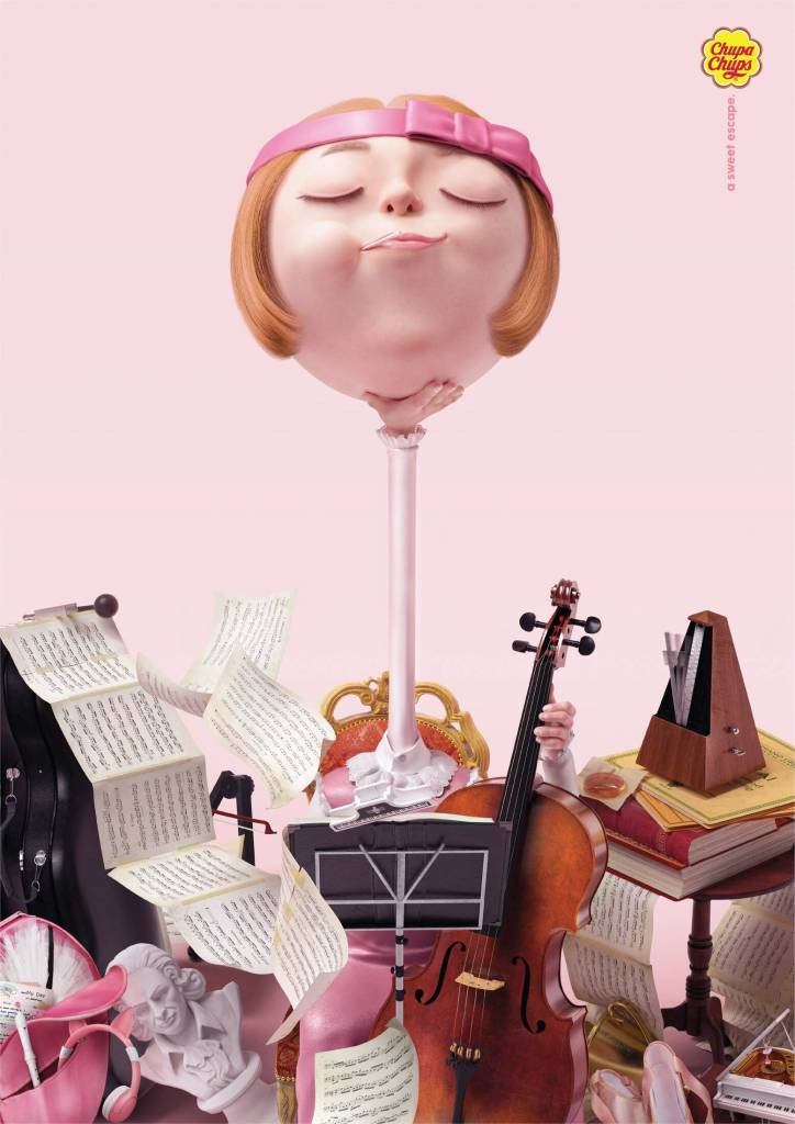 Publicité Chupa Chups - Hong Kong - Sweet Escape - Musicienne - 2019