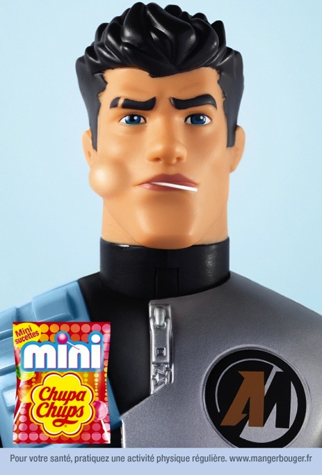 Publicité Mini Chupa Chups Kipik - Action Man - DDB (Paris) - 2010
