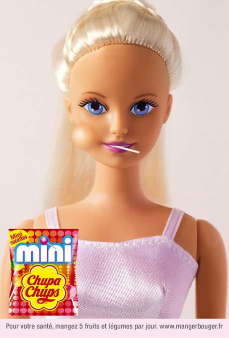 Publicité Mini Chupa Chups - Sindy - DDB (Paris) - 2010