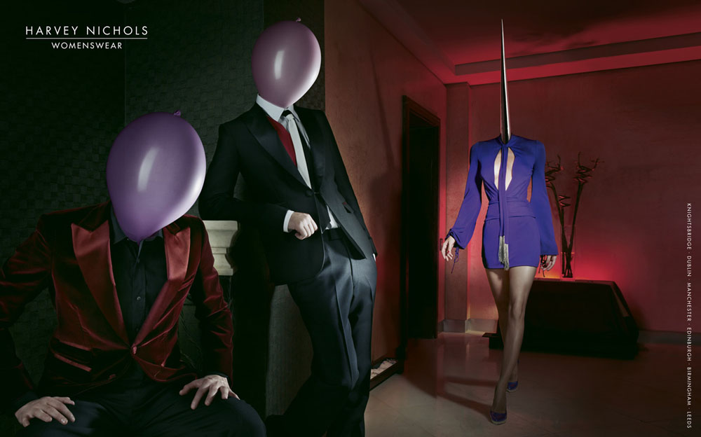 Publicité - Ads - Harvey Nichols - Opposition - Pique - Ballons