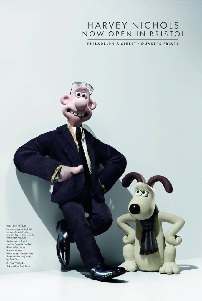Publicités - Ads - HarveyNichols-Ouverture Bristol - Wallace & Gromit