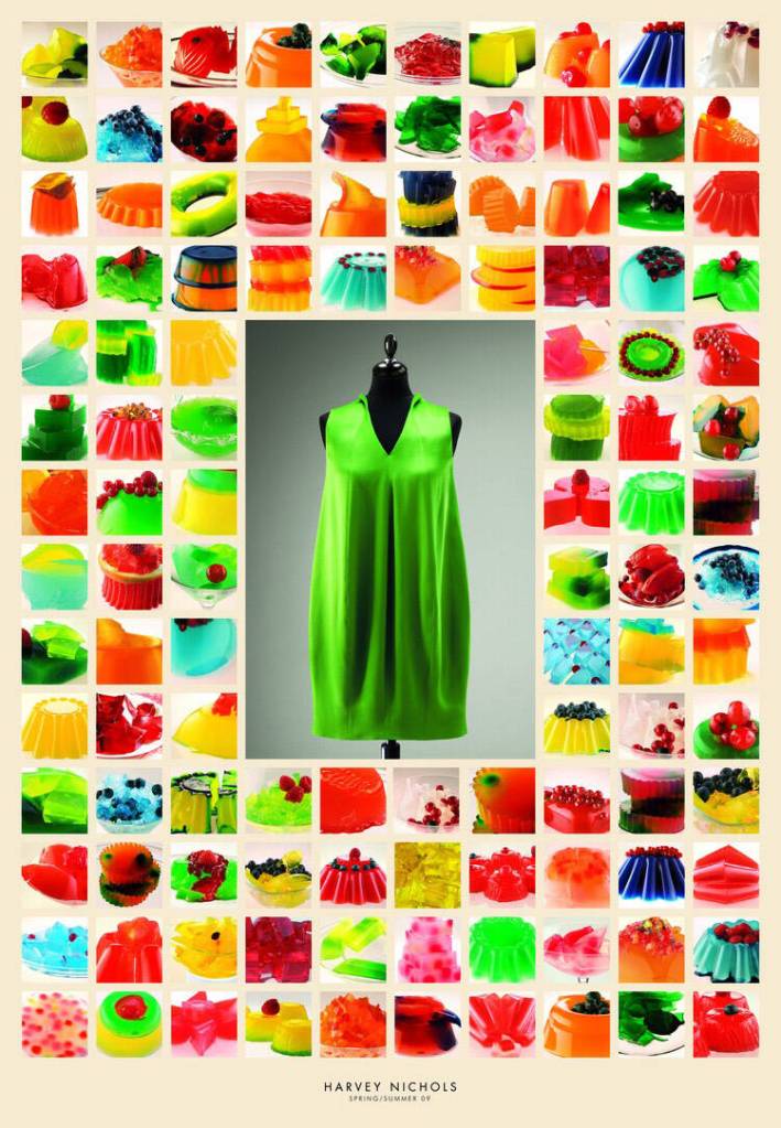 Publicité - Ads - Harvey Nichols - Collection Printemps-Été 2009 - Robe - Jelly