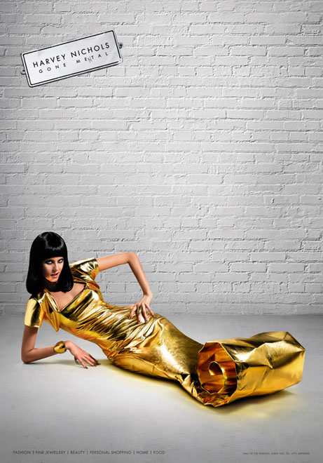 Ads - Publicité - Harvey Nichols - Gone Metal - Tube or