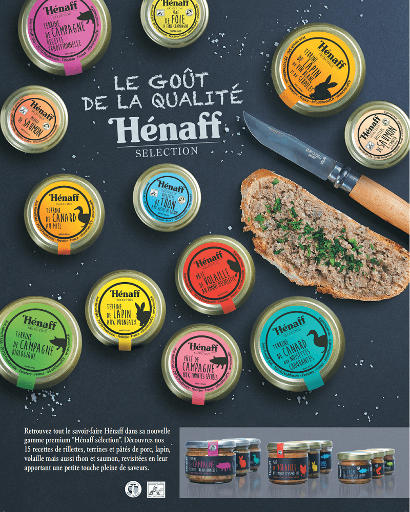 Publicité Hénaff - Le goût de la qualité - Sélection - 2015