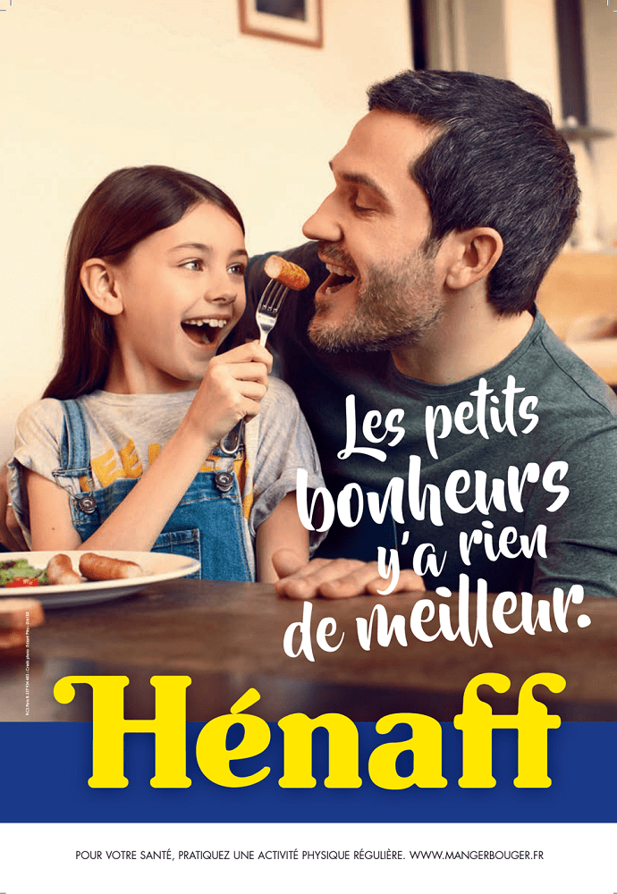Publicité Hénaff - Les petits bonheurs, y a rien de meilleur