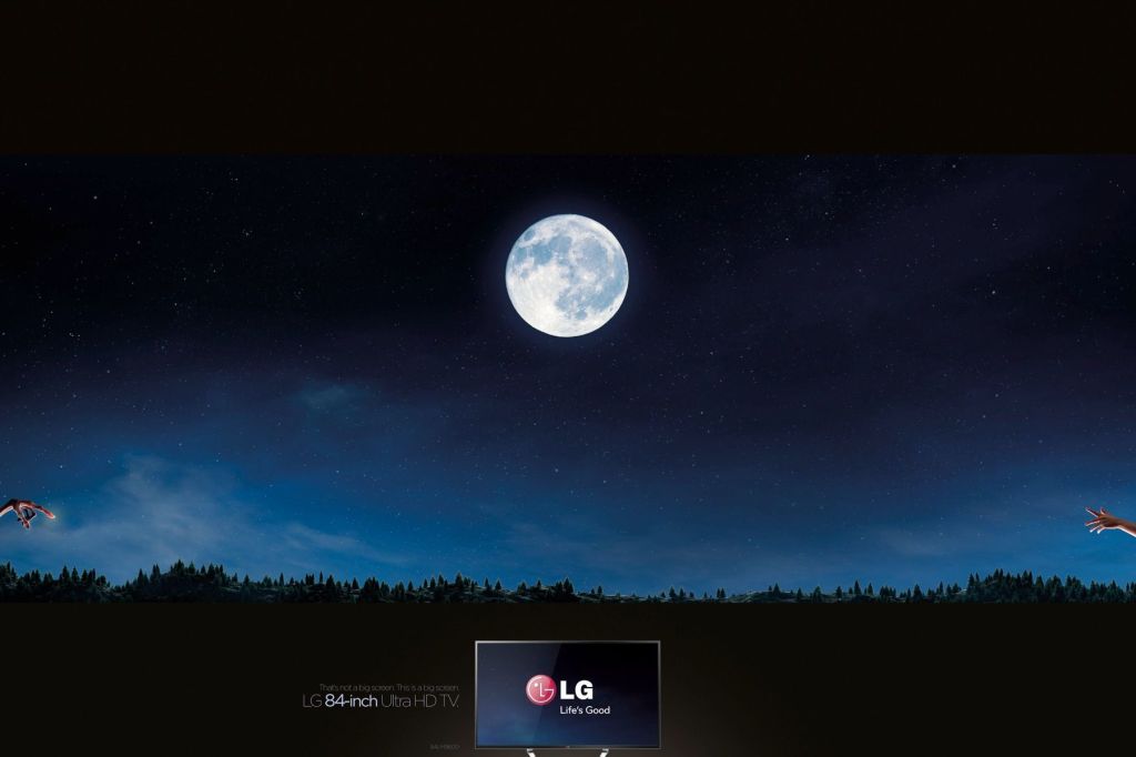 Publicité LG - TV Ultra HD - Références cinématographiques - Grand écran - ET