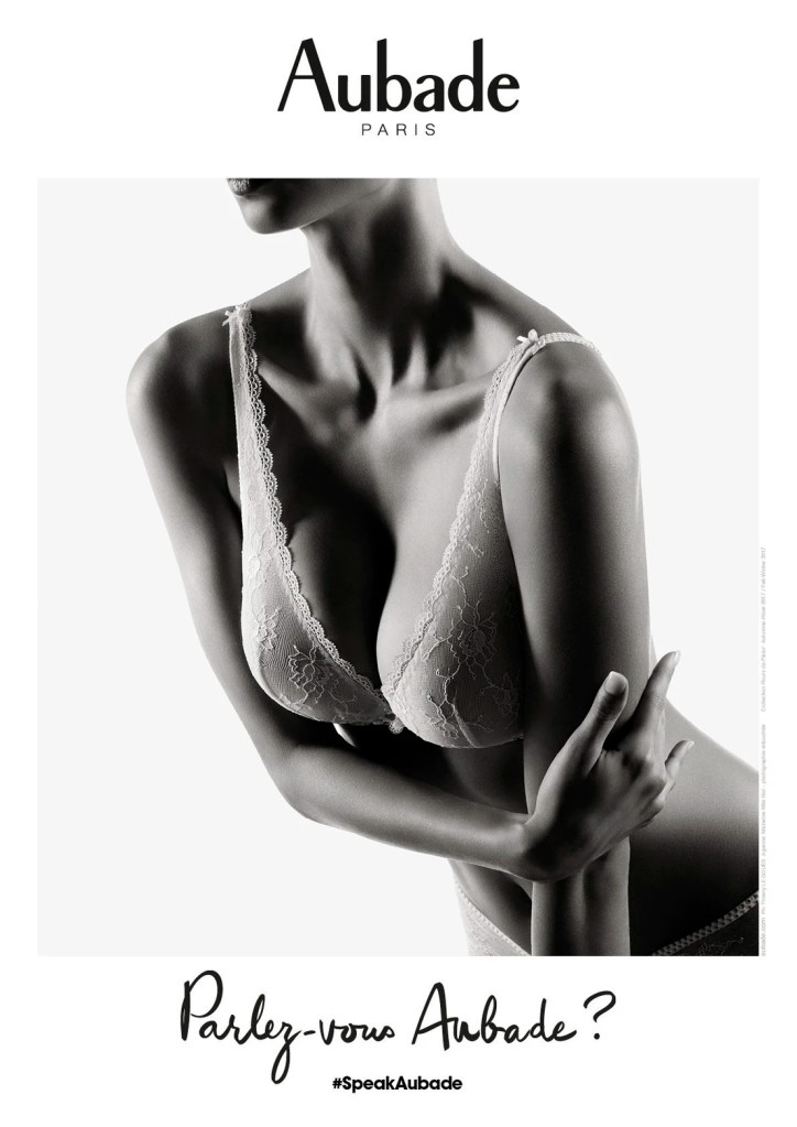 Publicité Aubade - Parlez vous Aubade - Agence Mazarine Mlle Noï - photographe Thierry Le Gouès