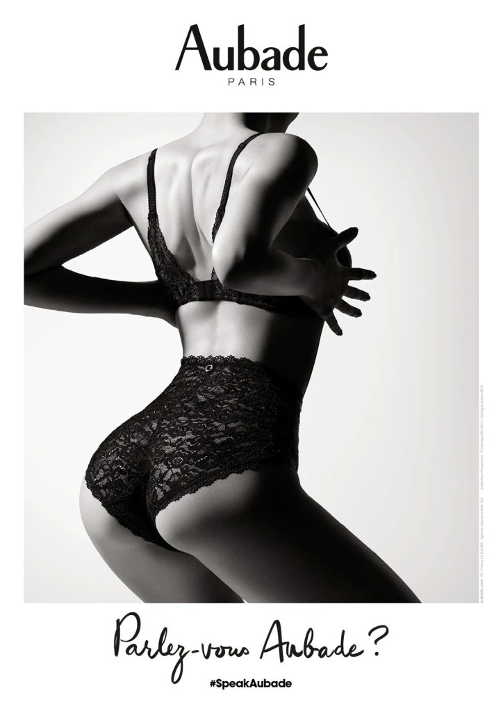 Publicité Aubade - Parlez vous Aubade - Agence Mazarine Mlle Noï - photographe Thierry Le Gouès