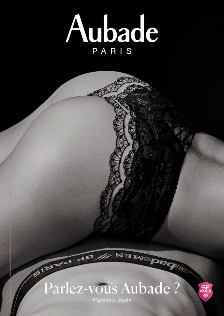 Publicité Aubade - Parlez vous Aubade - Agence Mazarine Mlle Noï - photographe Lucian Bor