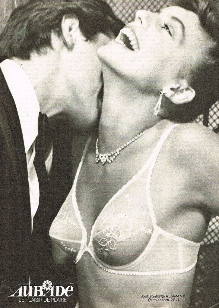 Publicité Aubade - 1980 - Le plaisir de plaire