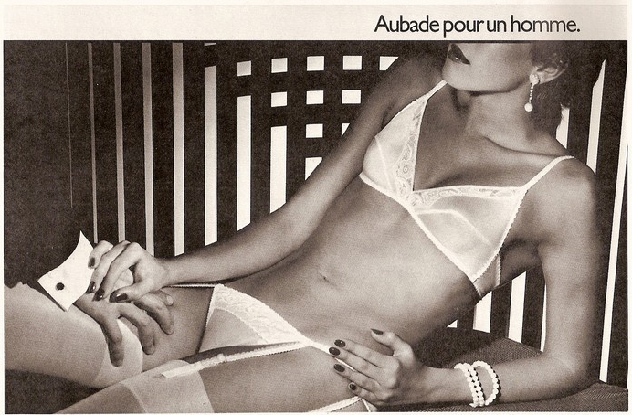 Publicité Aubade - Campagne Aubade pour un homme - 1983