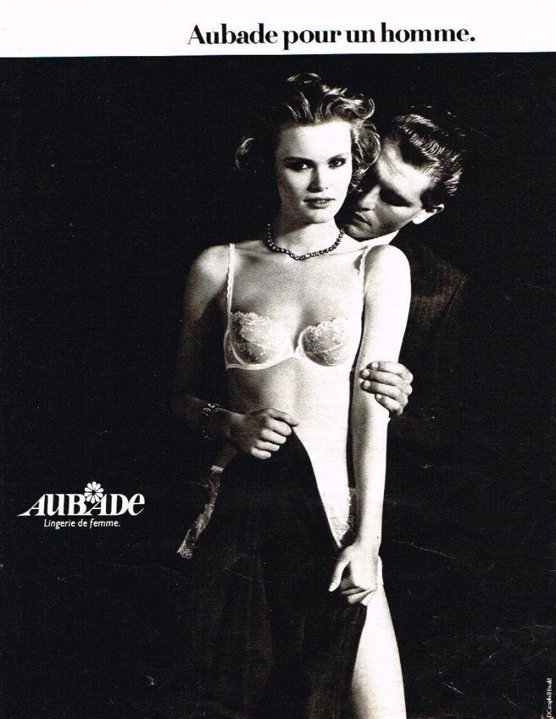 Publicité Aubade - Campagne Aubade pour un homme - 1984
