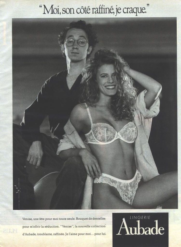 Publicité Aubade - Moi son côté raffiné, je craque - 1990