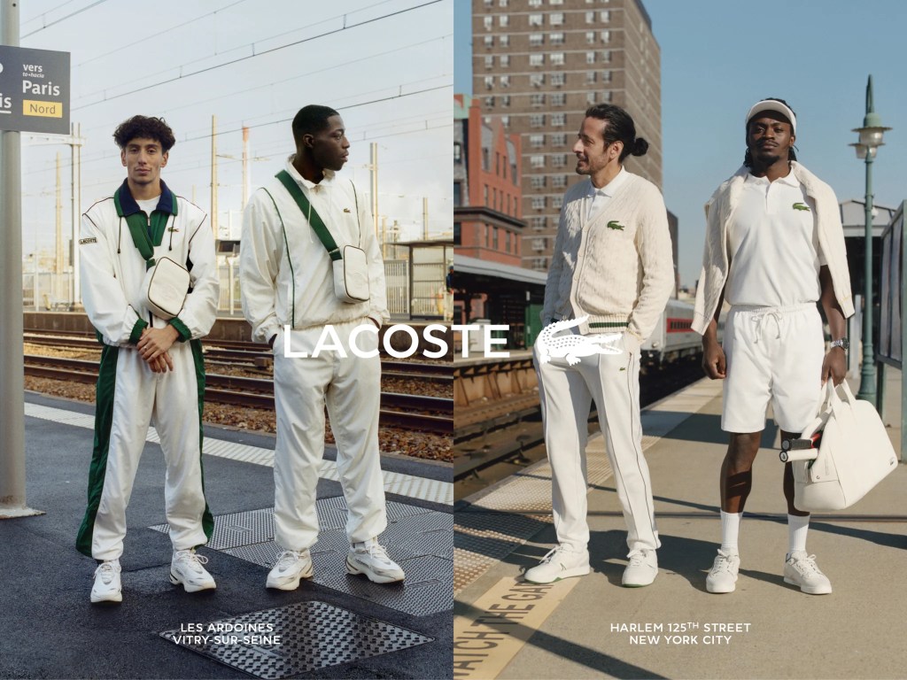 Publicité Lacoste - Anniversaire 90 ans - Jeunes - Les Ardines - Vitry sur Seine - Jeunes - Harlem 125th Street - New York City - Gares  BETC - 2023