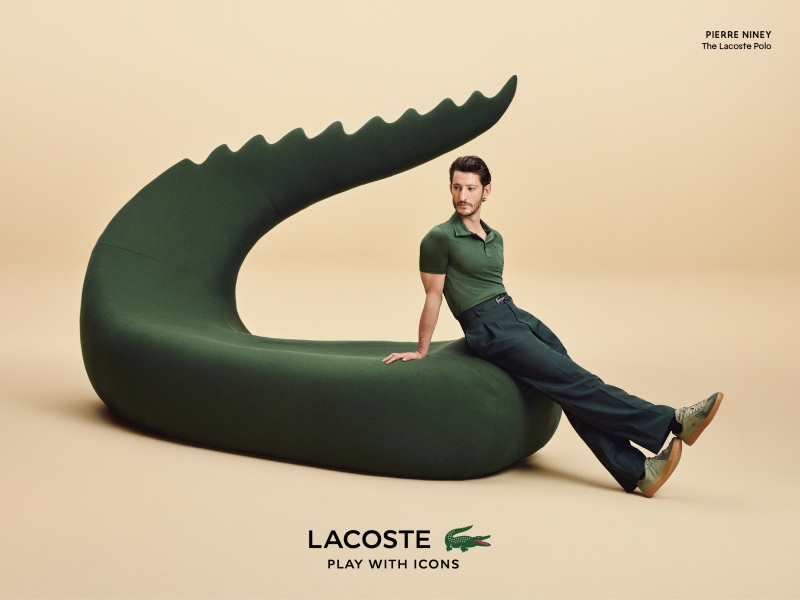Publicité Lacoste - Play with Icons - Pierre Niney - The Lacoste Polo - Agence BETC - Mai 2025