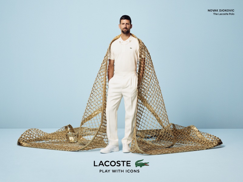 Publicité Lacoste - Play with Icons - Novak Djokovic- The Lacoste Polo - Agence BETC - Mai 2025