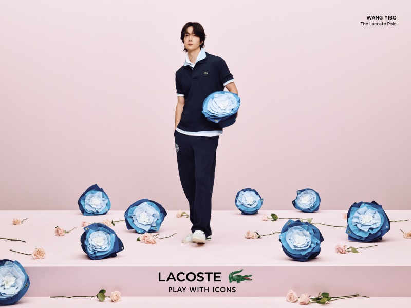 Publicité Lacoste - Play with Icons - Wang Yibo - The Lacoste Polo - Agence BETC - Mai 2025