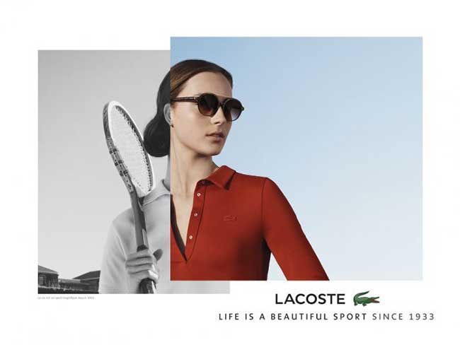 Publicité Lacoste - Life is a beautiful sport since 1933- Agence BETC - Tennis - Femme - 2017