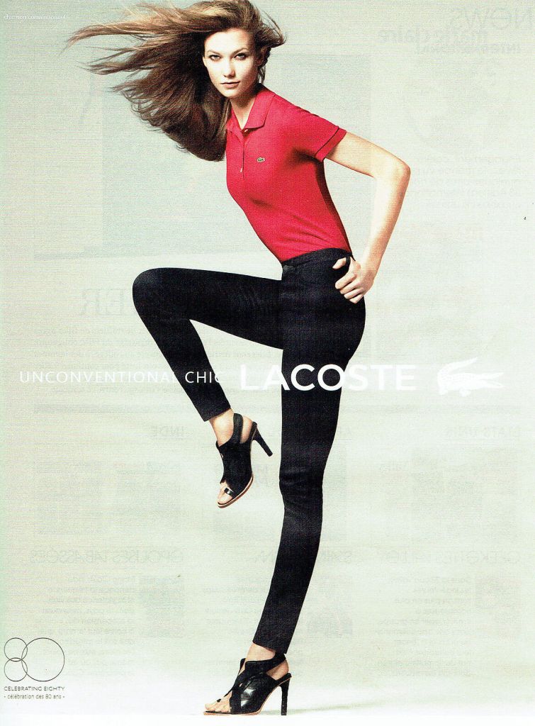 Publicité Lacoste - Campagne Unconventional Chic - Polo rouge - 80 ans - BETC - 2013