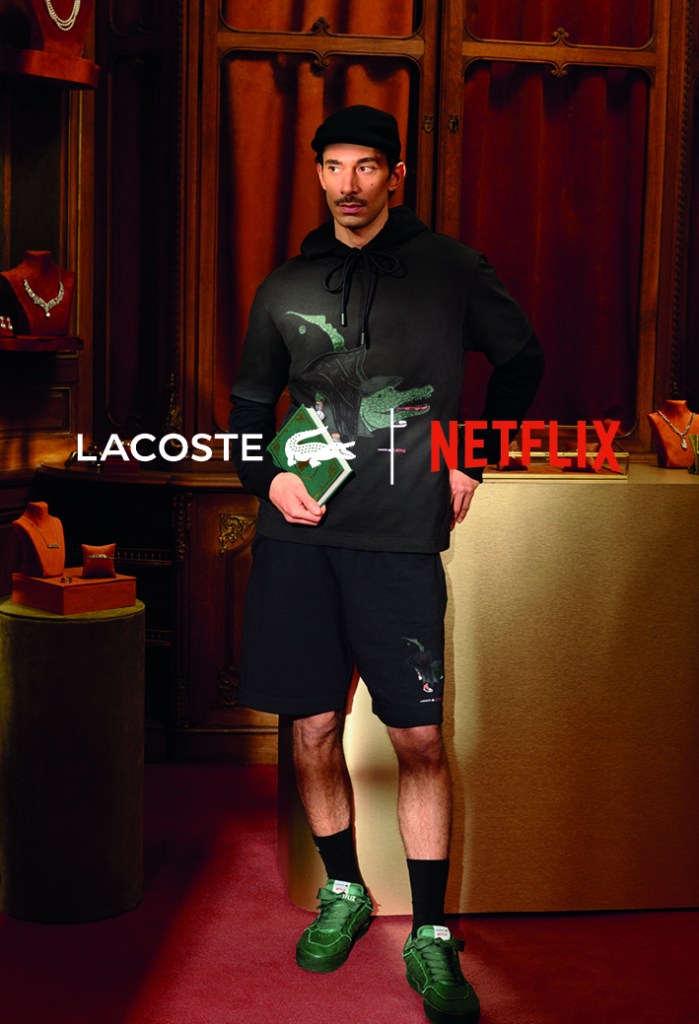 Publicité Lacoste - Collaboration Netflix- Séries - Agence BETC - Lupin - 2023