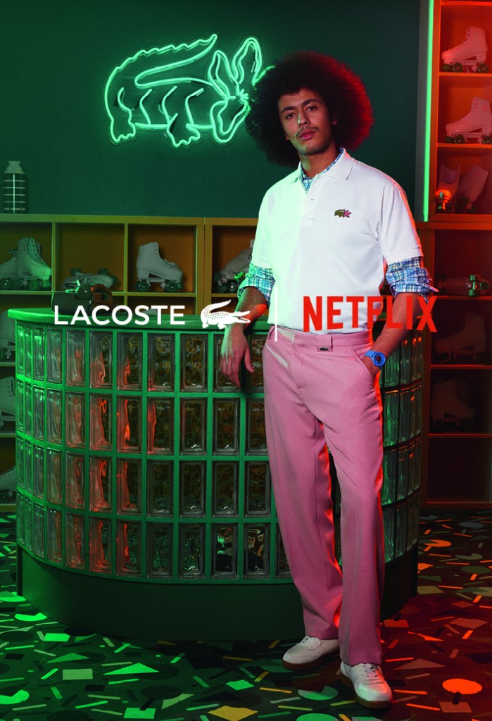 Publicité Lacoste - Collaboration Netflix- Séries - Agence BETC - Stranger Things- 2023