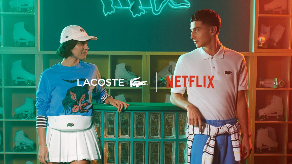 Publicité Lacoste - Collaboration Netflix- Séries - Agence BETC - Stranger Things- 2023