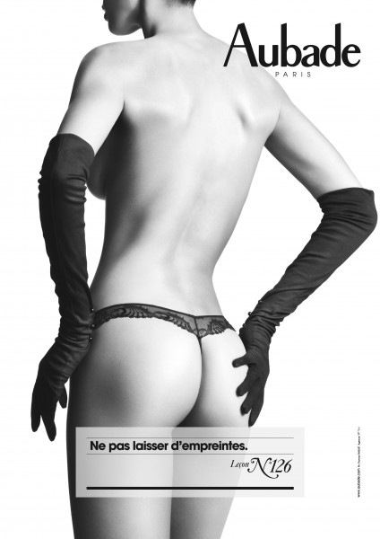 Publicité Aubade - Les leçons - Thomas Paquet - Agence Carlin - Leçon  n°126 - Ne pas laisser d'empreinte