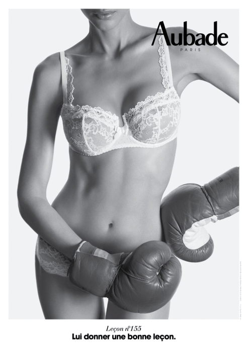 Publicité Aubade - Les leçons - Stefan Rappo - Agence Carlin - Leçon n°155 - Lui donner une bonne leçon
