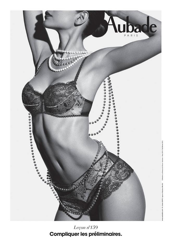 Publicité Aubade - Les leçons - Stefan Rappo - Agence Carlin - Leçon n°159 - Compliquer les préliminaires