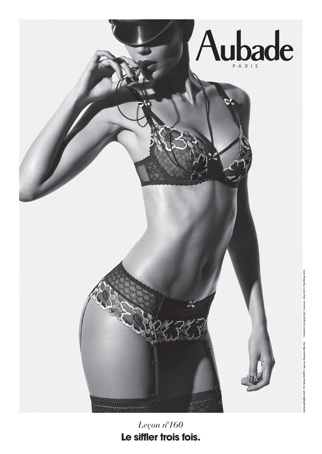 Publicité Aubade - Les leçons - Stefan Rappo - Agence Carlin - Leçon n°160 - Le siffler 3 fois