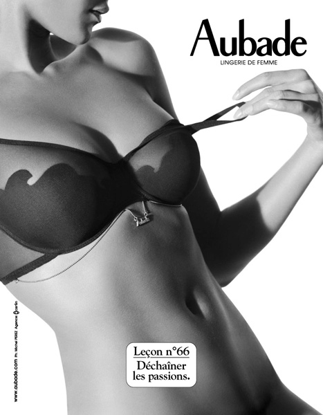 Publicité Aubade - Les leçons - Michel Perez - Agence Carlin - Leçon  n°66 - Déchaîner les passions