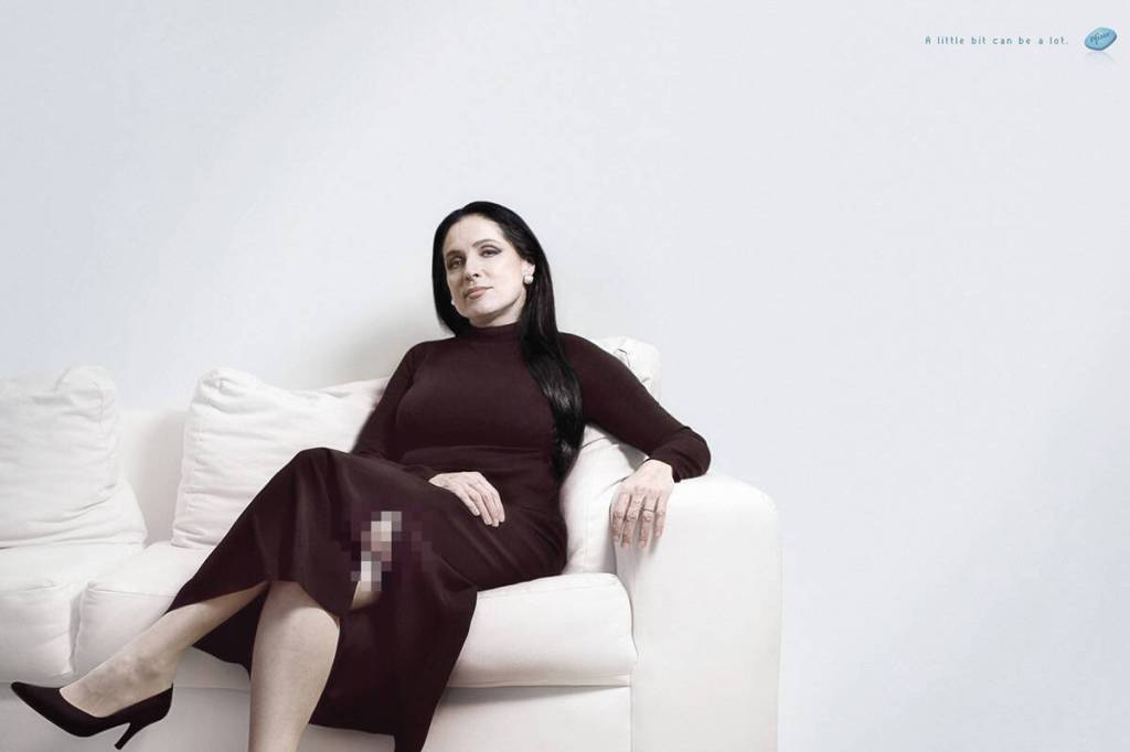 Publicité Viagra - Floutage - jambes - Mexique - 2009