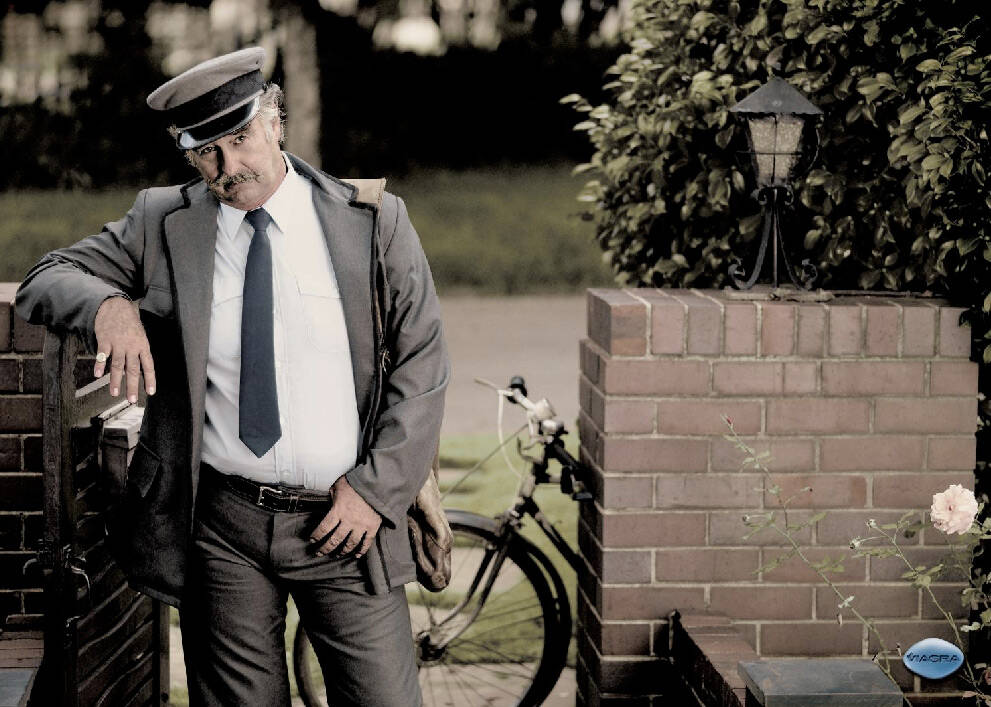 Publicité Viagra - Métiers - Séducteurs- Vieux - Postman - Afrique du sud - 2009