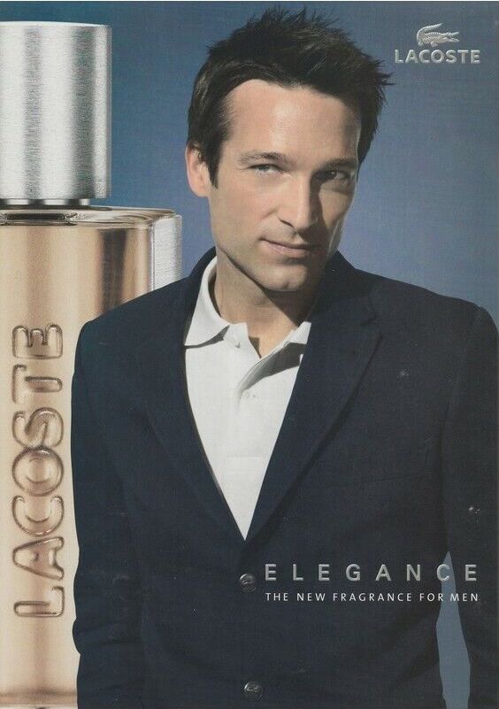 Publicité Lacoste - Parfum - Élégance - Homme - Grande-Bretagne
