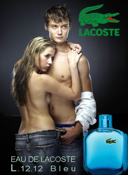 Publicité Lacoste - Parfum - Eau de Lacoste - L12.12 Bleu - Couple