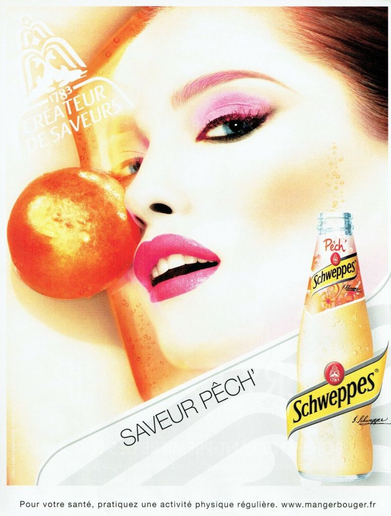 Publicité Schweppes - Créateur de saveurs - Saveur Pêche - Agence Fred&Farid - 2008