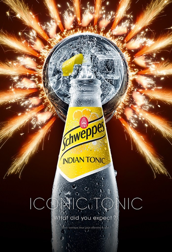 Publicité Schweppes - Iconic Tonic - What did you expect ? - Bougies étincelles - Agence FF (Paris) - 2016