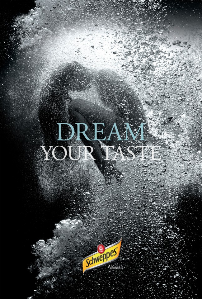 Publicité Schweppes - Dream your taste - Agence MK - Norvège - 2012