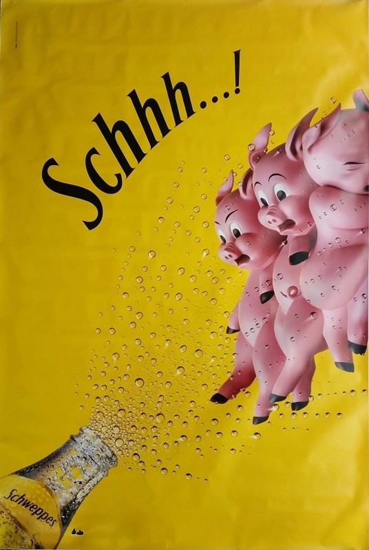 Publicité Schweppes - Schhh... - 3 petits cochons - DDB Needham - 1996