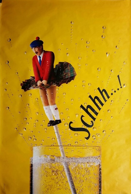 Publicité Schweppes - Schhh... - Ecossais - DDB Needham - 1996