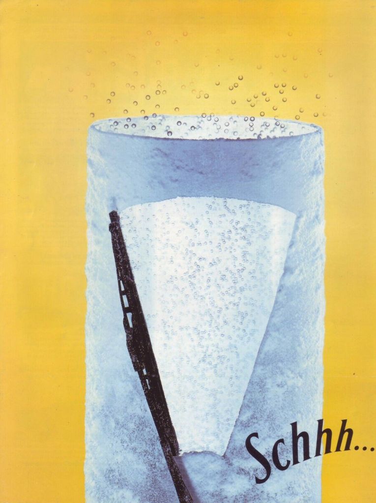 Publicité Schweppes - Schhh... - Essuie glace - DDB Needham - 1996