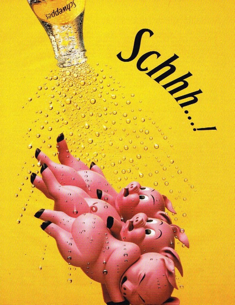 Publicité Schweppes - Schhh... - 3 petits cochons - DDB Needham - 1996