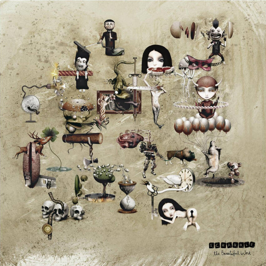 Publicité Scrabble - The Beautiful Word - Mots illustrés - Agence Ogilvy&Mather - 2008