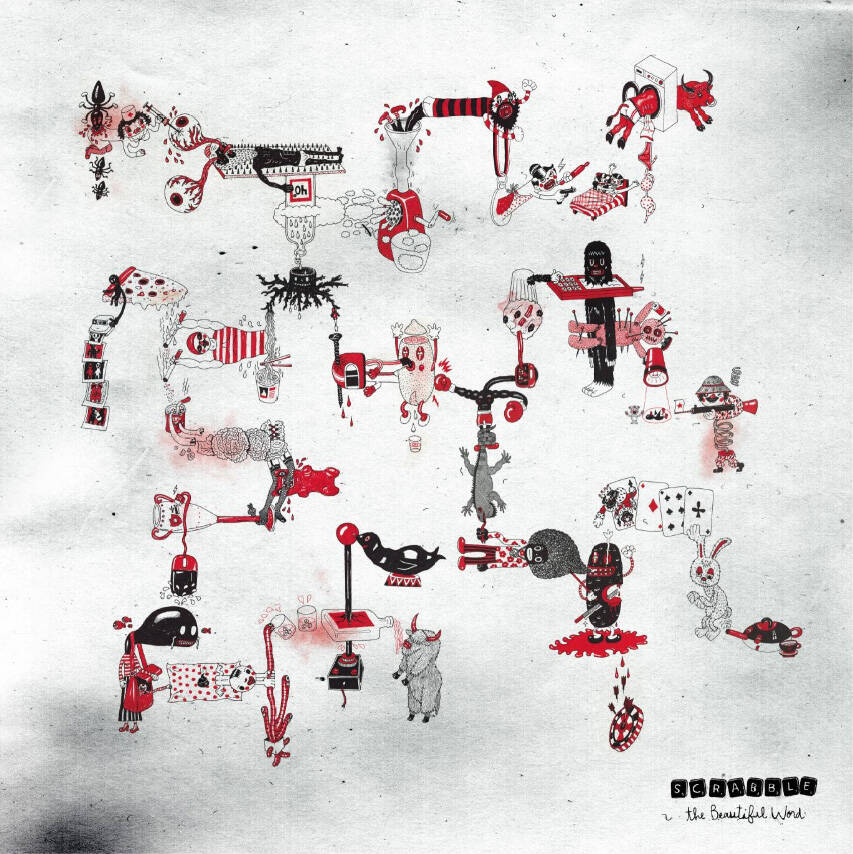 Publicité Scrabble - The Beautiful Word - Mots illustrés - Agence Ogilvy&Mather - 2008