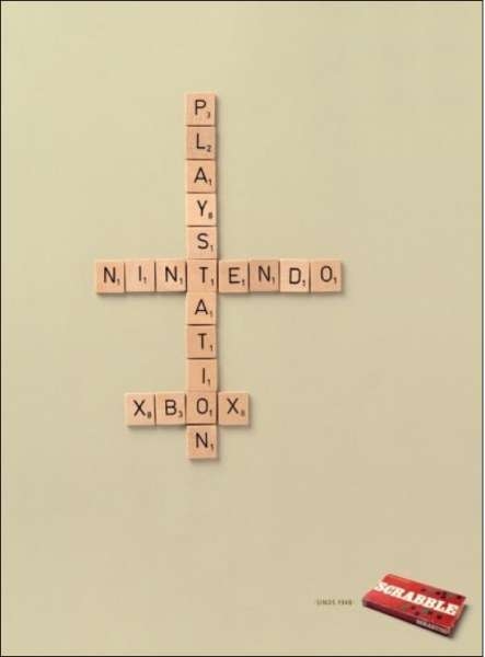 Publicité Scrabble - Consoles