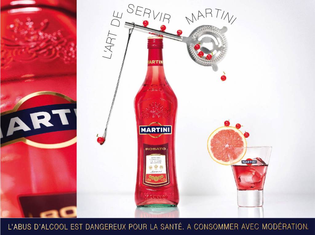 Publicité Martini - L'art de servir Martini - Canneberge - Martini Rosato - Agence Mc Cann - 2008