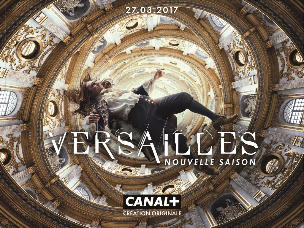 Publicité Canal+ - Versailles - Nouvelle saison - Louis XIV en suspension sous une coupole - BETC - 2017