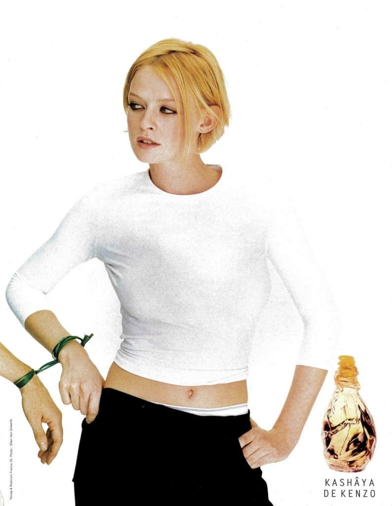 Publicité Kenzo - C'est si beau d'hésiter - Femme main menottée - Parfum Kashâya de Kenzo- Agence Young&Rubicam - 1995