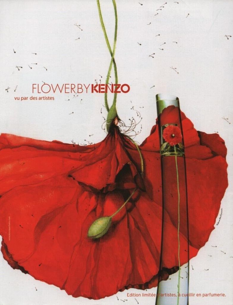 Publicité Kenzo - Flower by Kenzo - Parfum - Vu par des artistes - Photographie - 2006